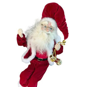 Standing Classic Santa Claus Figure Father Christmas Xmas Decoration
